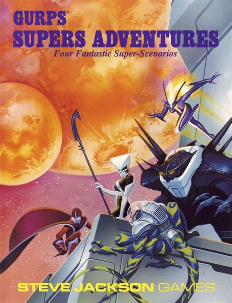 GURPS Classic Supers Adventures Steve Jackson Games GURPS Third