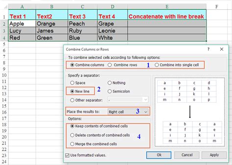 How To Concatenate Multiple Cells With Line Break In Google Sheet