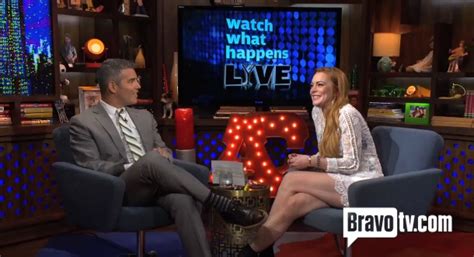 Lindsay Lohan Basically Confirmed Her Sex List To Andy Cohen StyleCaster