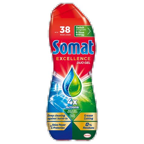 Somat Excellence Duo Gel gépi mosogatószer gél 38 mosogatás 684 ml