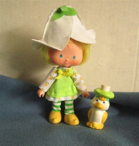 Vintage Strawberry Shortcake Doll Mint Tulip With Pet Marsh Mallard