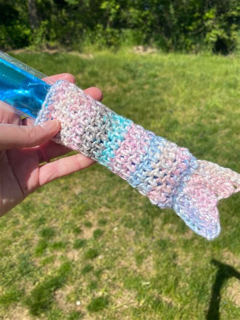 Mermaid Freezer Pop Holder Pop Holder Crochet Freezer Pop Etsy