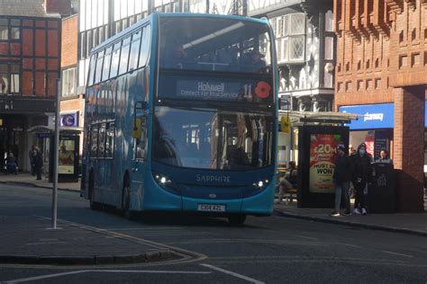 CX14 AZL Chester Arriva Wales ALX Enviro 400 Onroute 11 Ryan