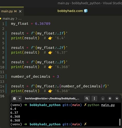 Round A Float To 1 2 Or 3 Decimal Places In Python Bobbyhadz