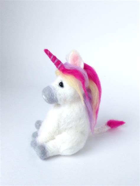 Needle Felted Unicorn Felt Unicorn Felted Unicorn Felted Etsy