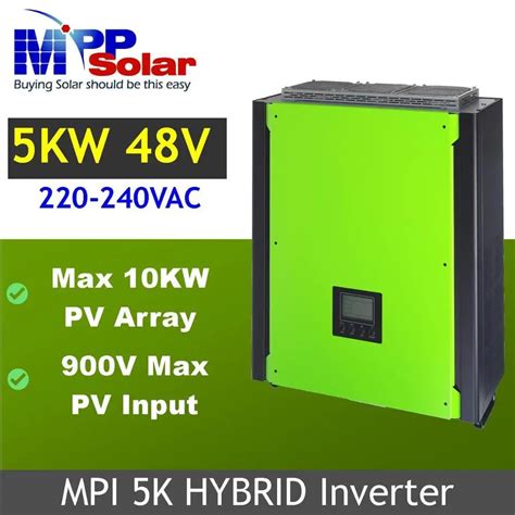 MPI 5000w híbrido rejilla inversor solar atado inversor Solar fuera