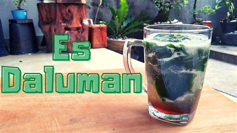 Cara Membuat Es Daluman Es Cincau Hijau Minuman Khas Bali Minuman