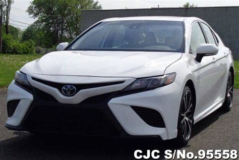 2019 Left Hand Toyota Camry Hybrid White For Sale Stock No 95558