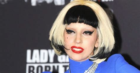 Lady Gaga S Boobs Transparent Blue In Mexico City Celebrity Nude Century