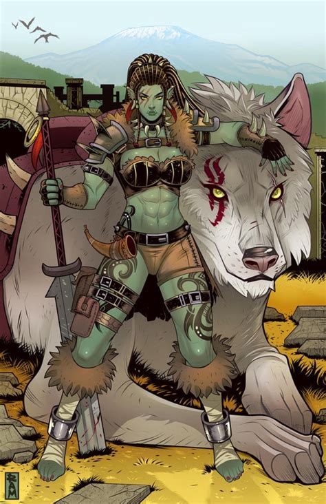 Orc Girls Female Orc Character Art Fantasy Character Design