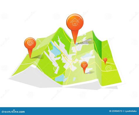 Kartensymbole Stock Abbildung Illustration Von Bekanntmachen 25904573