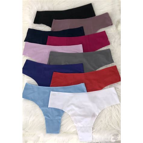 Kit Calcinhas Conforto Fio Dental Sem Costura Sexy Lingerie