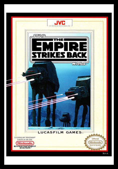 Nes Star Wars The Empire Strikes Back Retro Game Cases