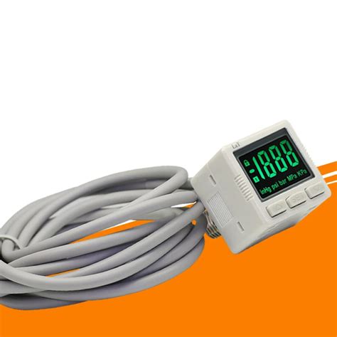 1pcs 멀티 크기 ZSE / ISE30A ZSE30AF 디지털 전자 압력 스위치 라인 디지털 압력 게이지|압력계 ...