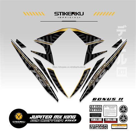 Striping Yamaha Y Zr Sniper Xi Xh Jupiter Mx King Sticker Stock