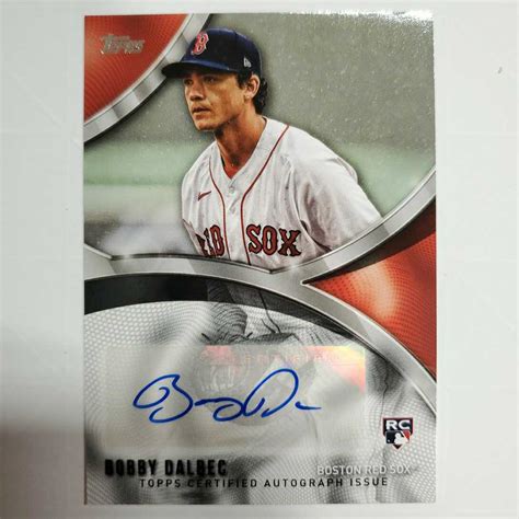 1円スタート 2021 topps japan edition bobby dalbec ボビー ダルベック選手 サインカード Topps