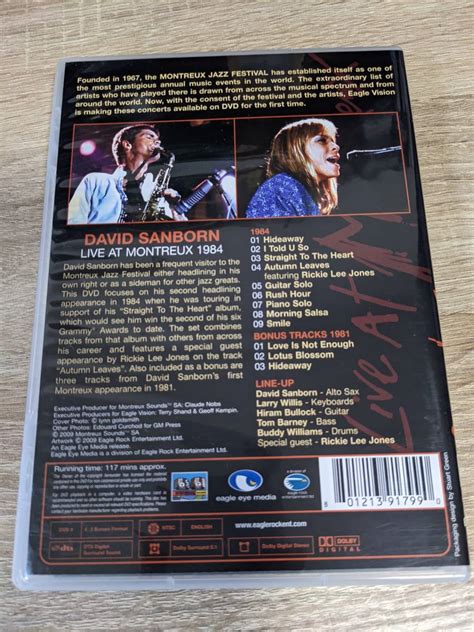 David Sanborn Live At Montreux Dvd