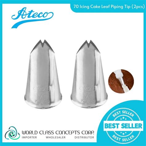 Ateco Leaf Piping Tip Stainless Steel Icing Tip Set Of