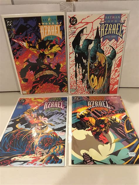 Batman Sword Of Azrael Complete Mini Series Set Quesada O