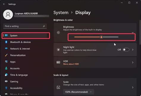 How To Change Screen Brightness On Windows 11