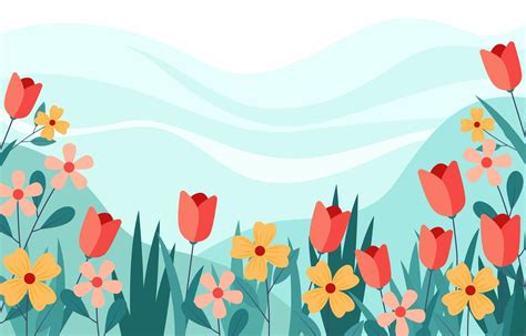 Beautiful Flowers with Blue Background 1975078 Vector Art at Vecteezy