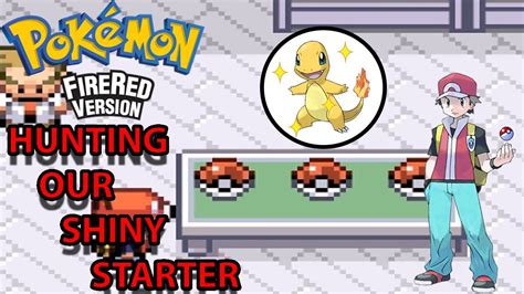 LIVE SHINY HUNT POKEMON FIRE RED STARTER YouTube