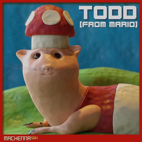 Todd (from Mario) | Drawfee FanArt by Machenna56k | Download free STL ...