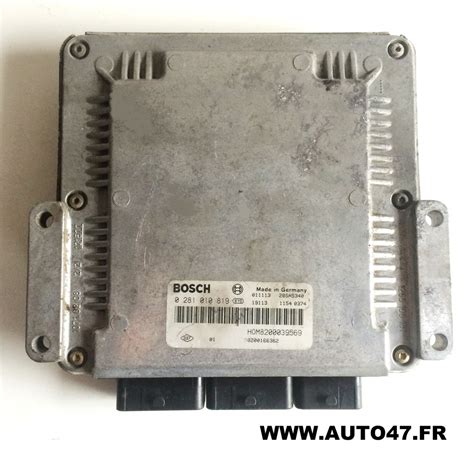 CALCULATEUR BOSCH RENAULT MEGANE SCENIC Ref 0 281 010 819 ALZGO FR