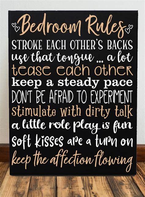 Bedroom Rules Canvas Decor For Couples Canvas Decor Bedroom Decor