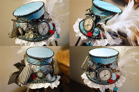 Steampunk Alice Mini Top Hat By Noflutter On Deviantart Alice In