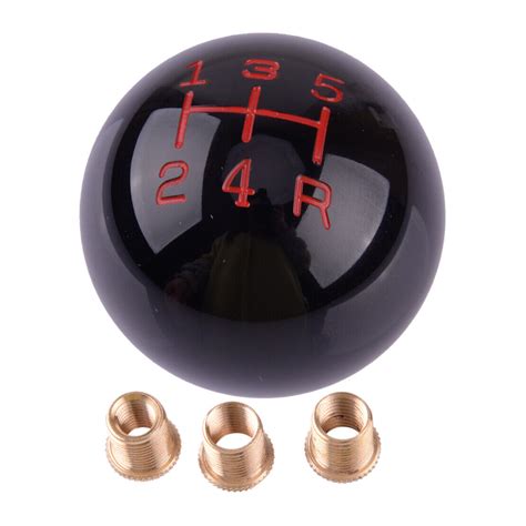 Universal 5 Speed Car MT Manual Round Ball Gear Shift Knob Shifter