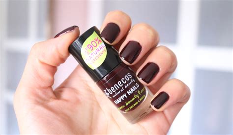 Budget Beauty Benecos Happy Nails Natural Nail Polishes In Vamp