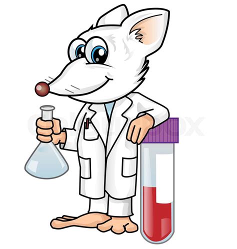 rat lab | Stock vector | Colourbox