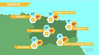 Meio Dia Paran Londrina Tempo Seco E Previs O De Sol Nos Pr Ximos