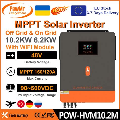 Powmr Kw Kw Hybride Zonne Energie Omvormer Met Grid Tie On Grid