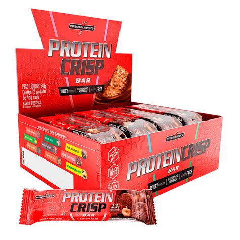 Protein Crisp Bar Caixa Com 12 Unidades Integralmedica Shopee Brasil