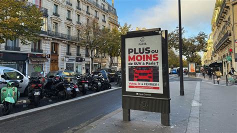 Parisians Will Have The Opportunity To Vote For Or Against SUVs