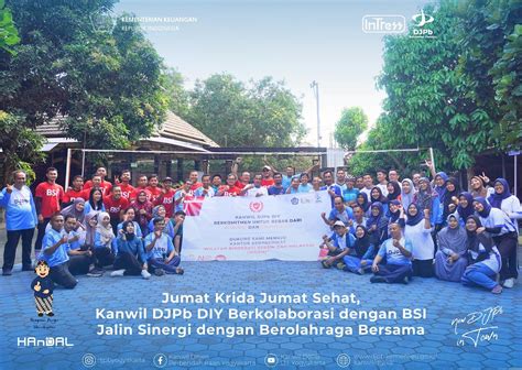 Jumat Krida Jumat Sehat Kanwil Djpb Diy Berkolaborasi Dengan Bsi Jalin