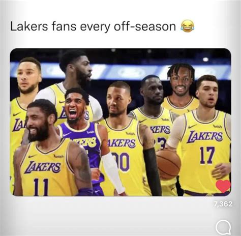 Lakers fans be greedy : r/Nbamemes