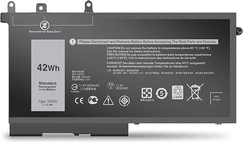 Hasess Gjknx Batterie Produit De Remplacement Pour Dell Latitude