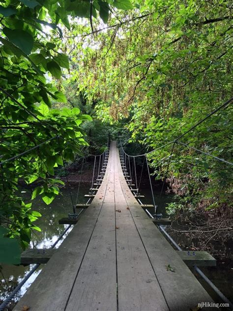 Hiking to the Swinging Bridge in Princeton, New Jersey | njHiking.com