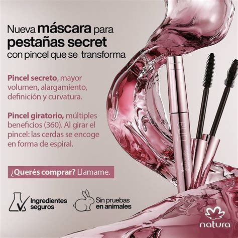 Máscara para pestañas con pincel giratorio Natura Cosmetics Banner