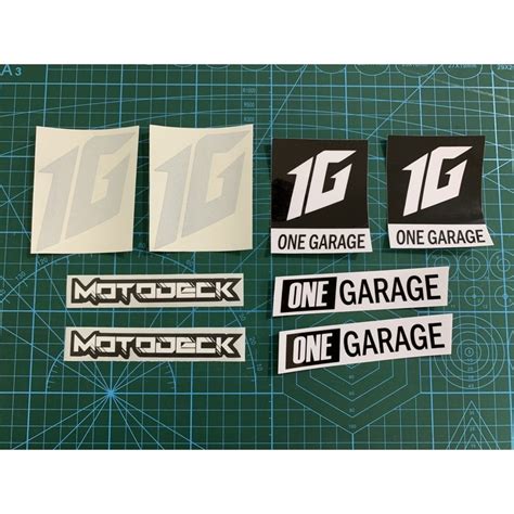 Motodeck X G Onegarage Sticker Set Shopee Philippines