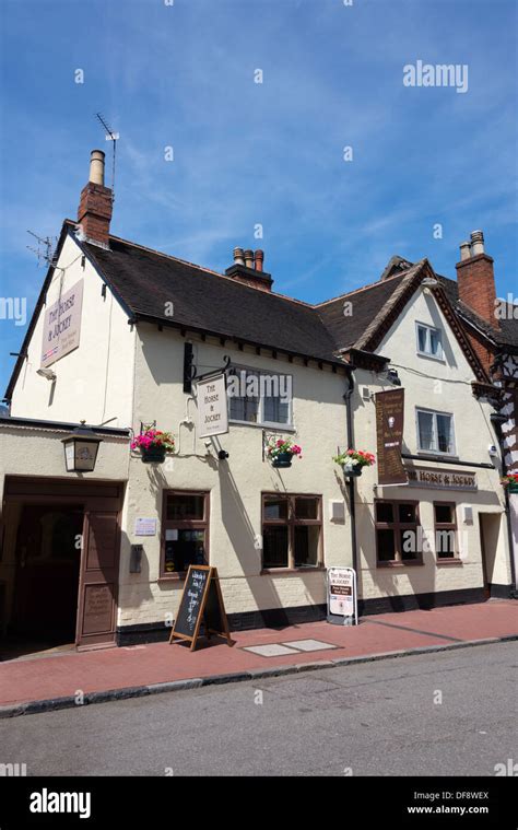 The Horse And Jockey Pub Lichfield Staffordshire England Stock Photo