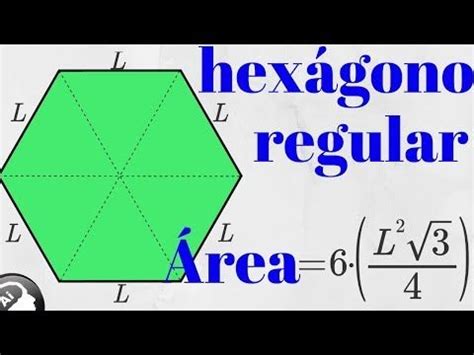 Área de un hexágono regular YouTube Study Pie chart Chart