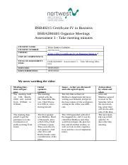 TulioSantosCarneiro BSBADM405 Assessment3 Docx BSB40215 Certificate