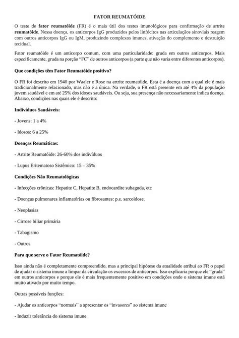 PDF FATOR REUMATÓIDE docente ifsc edu brdocente ifsc edu br melissa