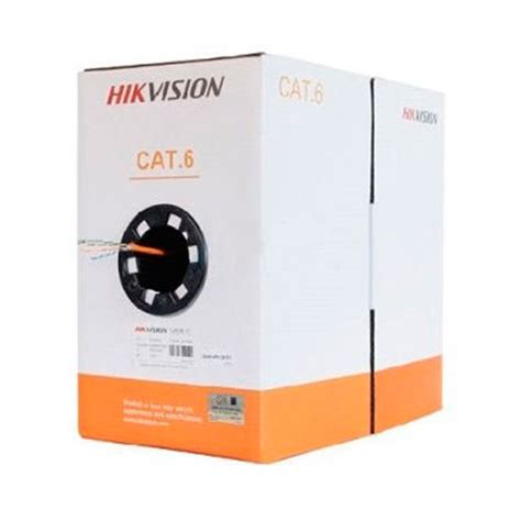 Bobina De Cabo Utp Hikvision Cat M Certificado Condutor De Cobre