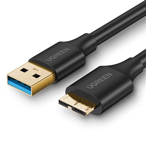 Ugreen Usb A Micro Usb B Superspeed Kabel Gb S M Svart