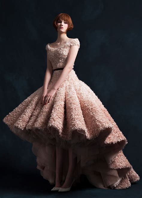 Utterly Blown Away By This Ombre High Low Gown From Krikor Jabotian